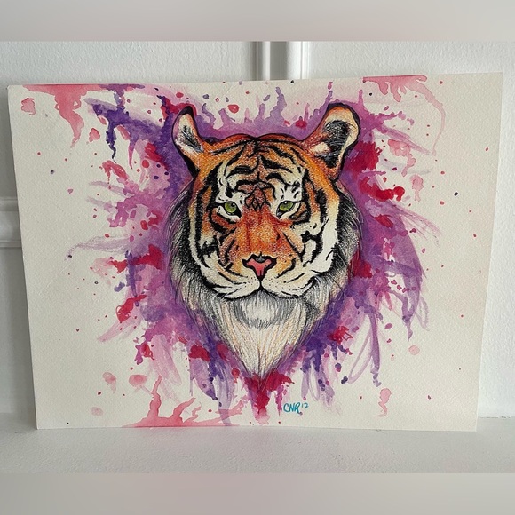 Handmade Mixed-Media Print - Picture 2 of 3